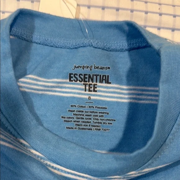 Jumping Beans Light Blue Striped Tee - Picture 2 of 3